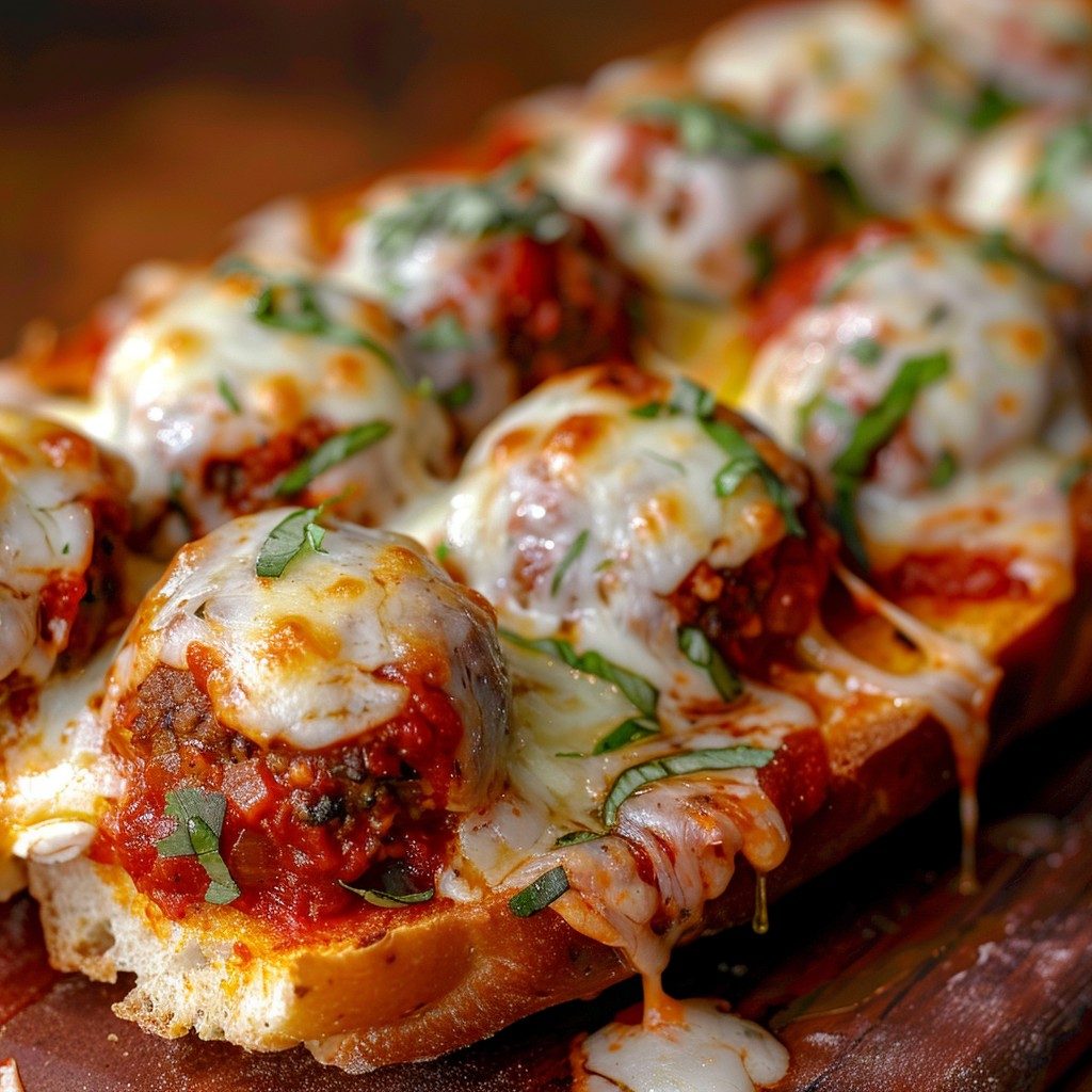 Meatball Parmigiana Hero.
