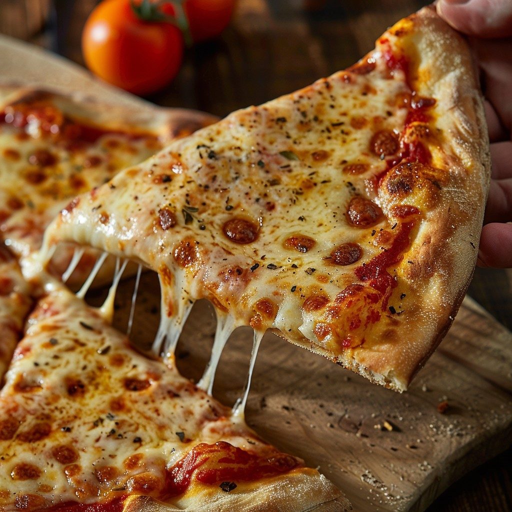 Vegan Cheese Slice Pizza.