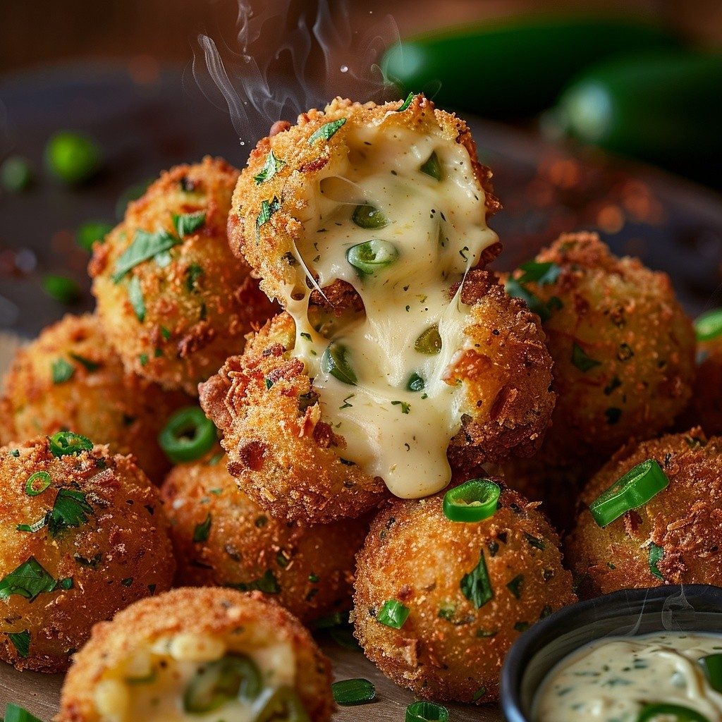 Vegan Cheesy Jalapeno Bites.