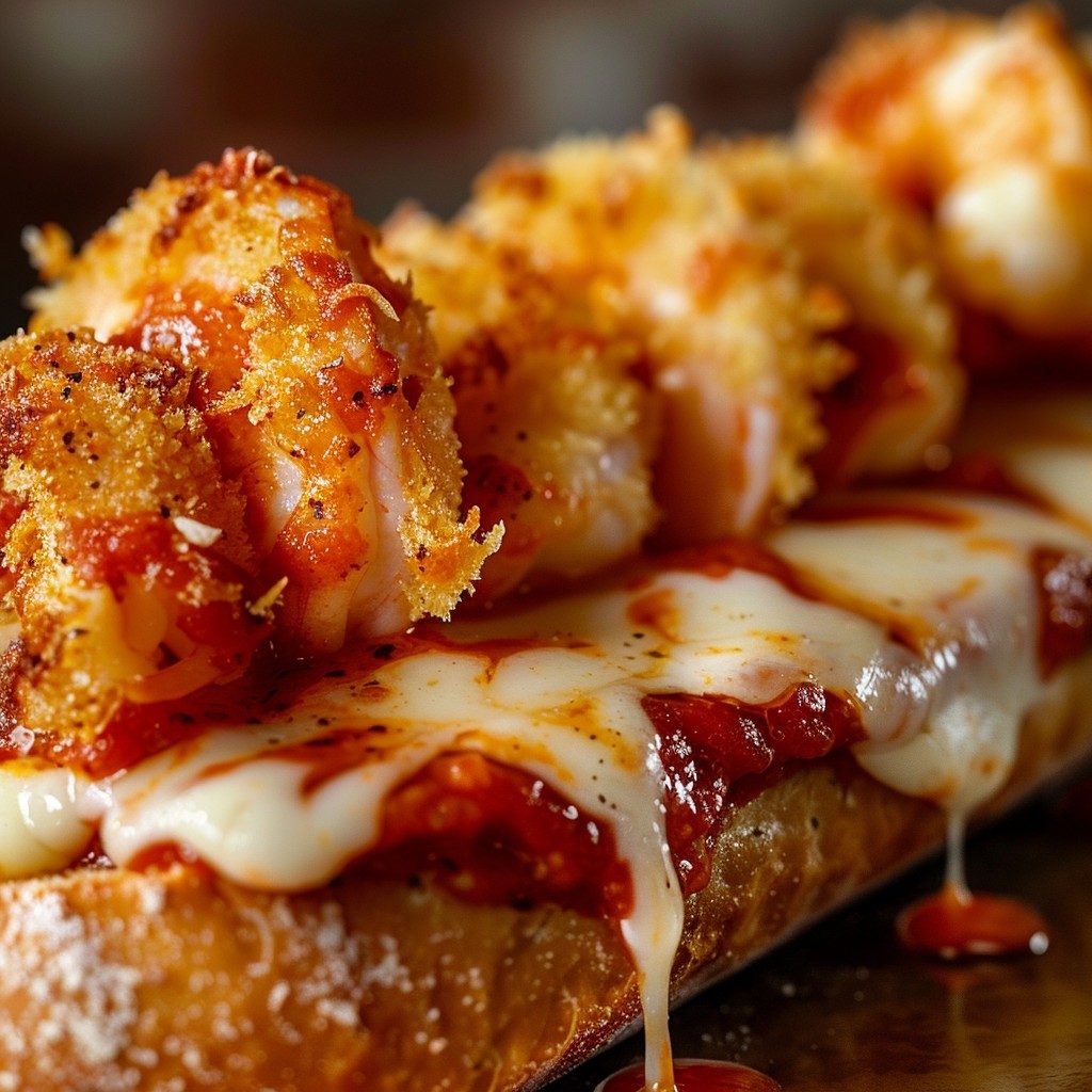 Shrimp Parmigiana Hero.