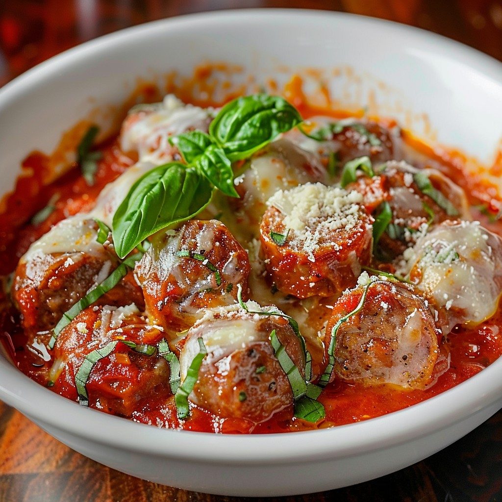 Sausage Parmigiana.
