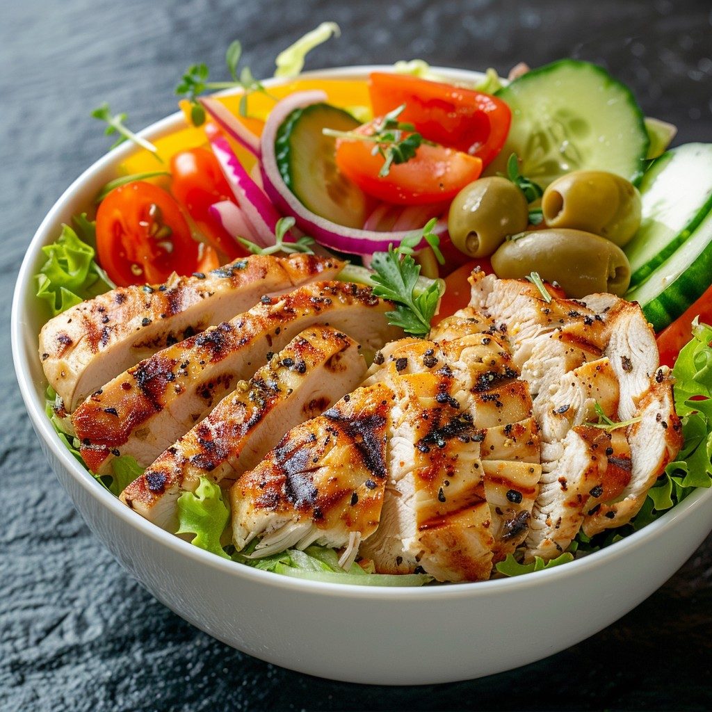 Grilled Chicken Salad.