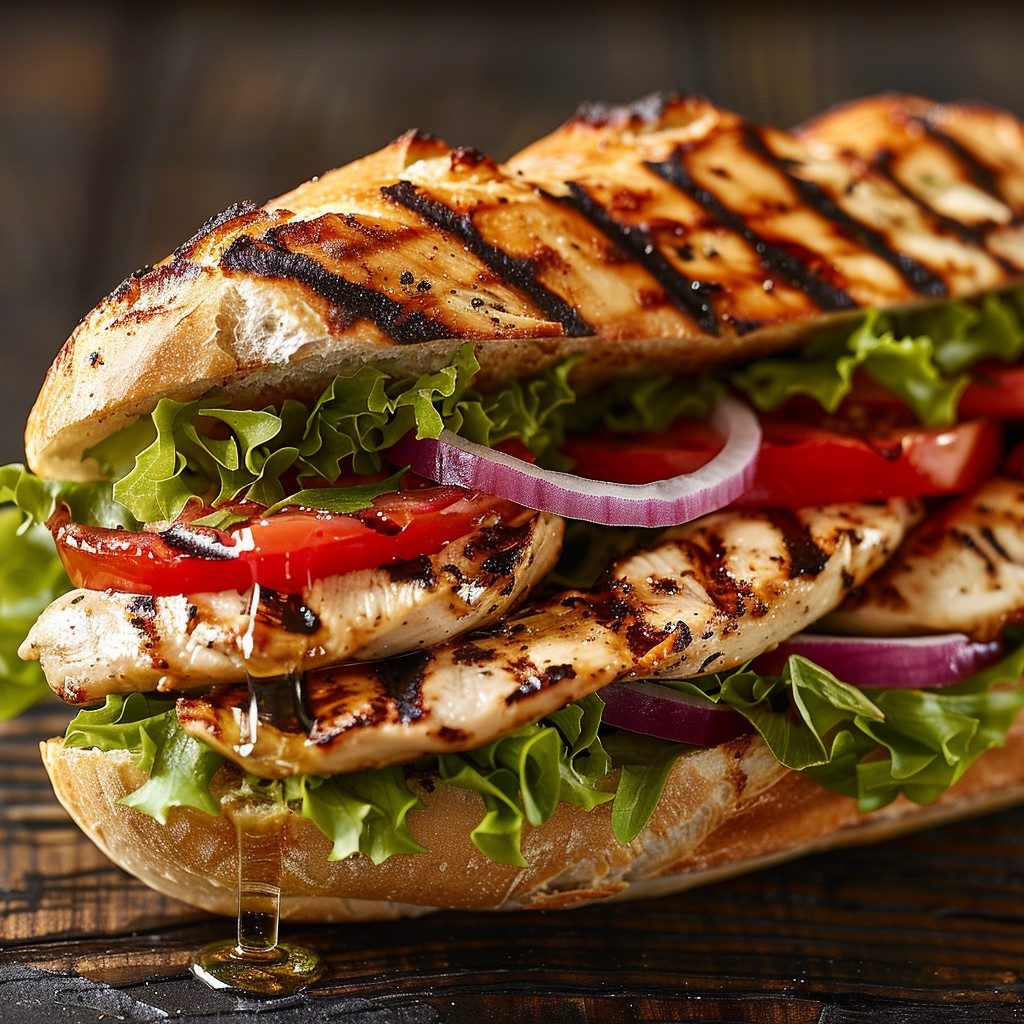 Grilled Chicken Sub.