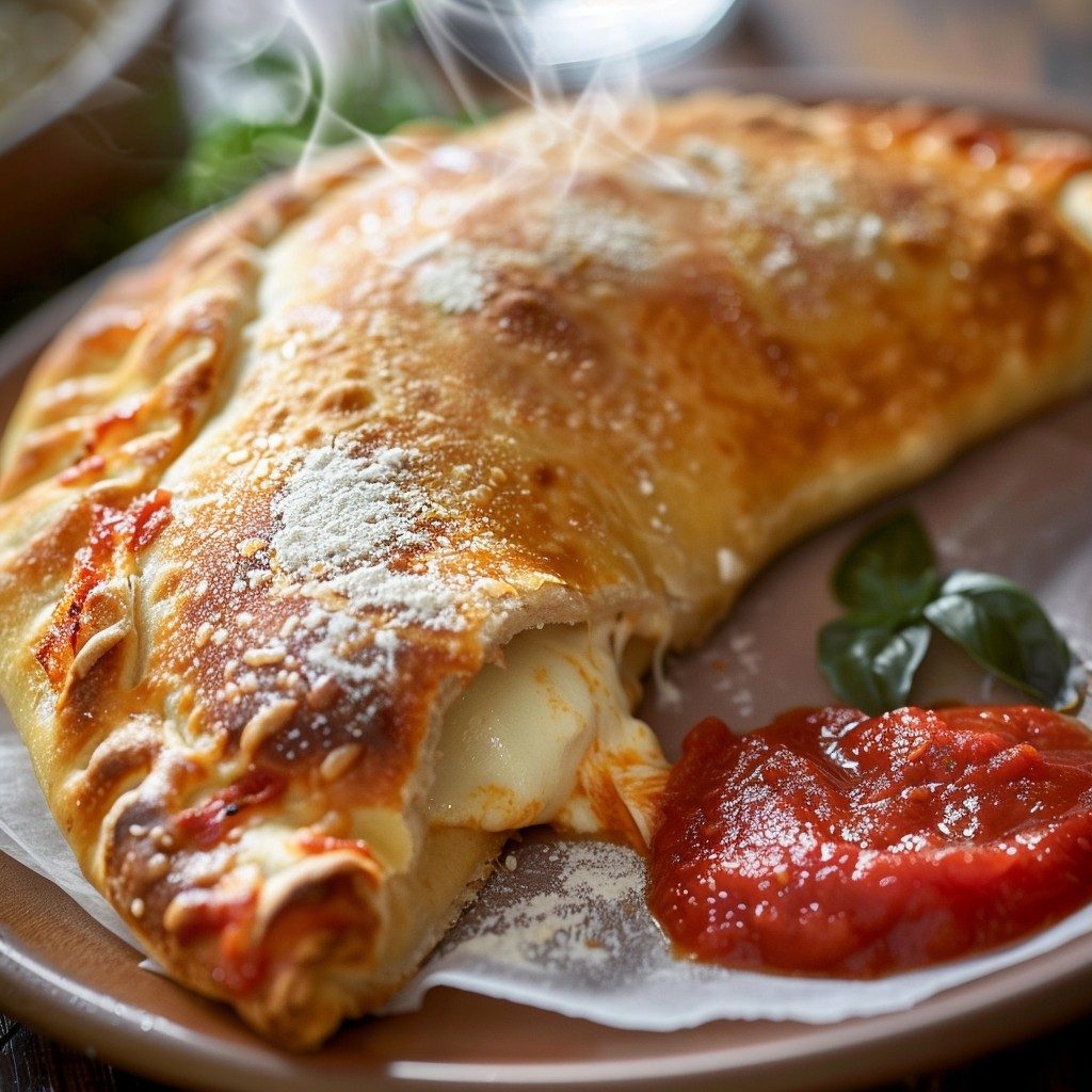 Vegan Cheese Calzone.