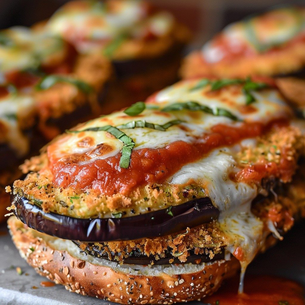 Eggplant Parmigiana Hero.